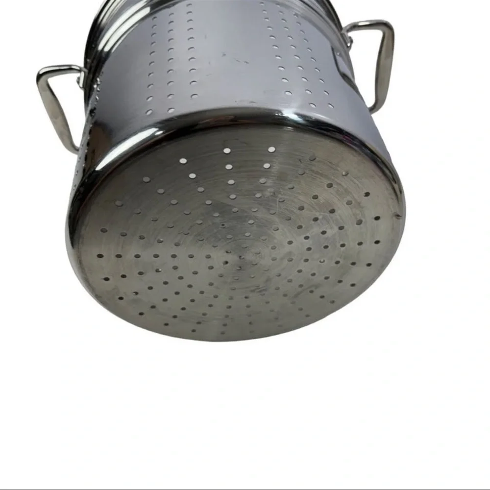 All Clad perforated inserts steamer or pasta strainer